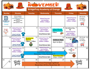 November 2025 Activity Calendar✨